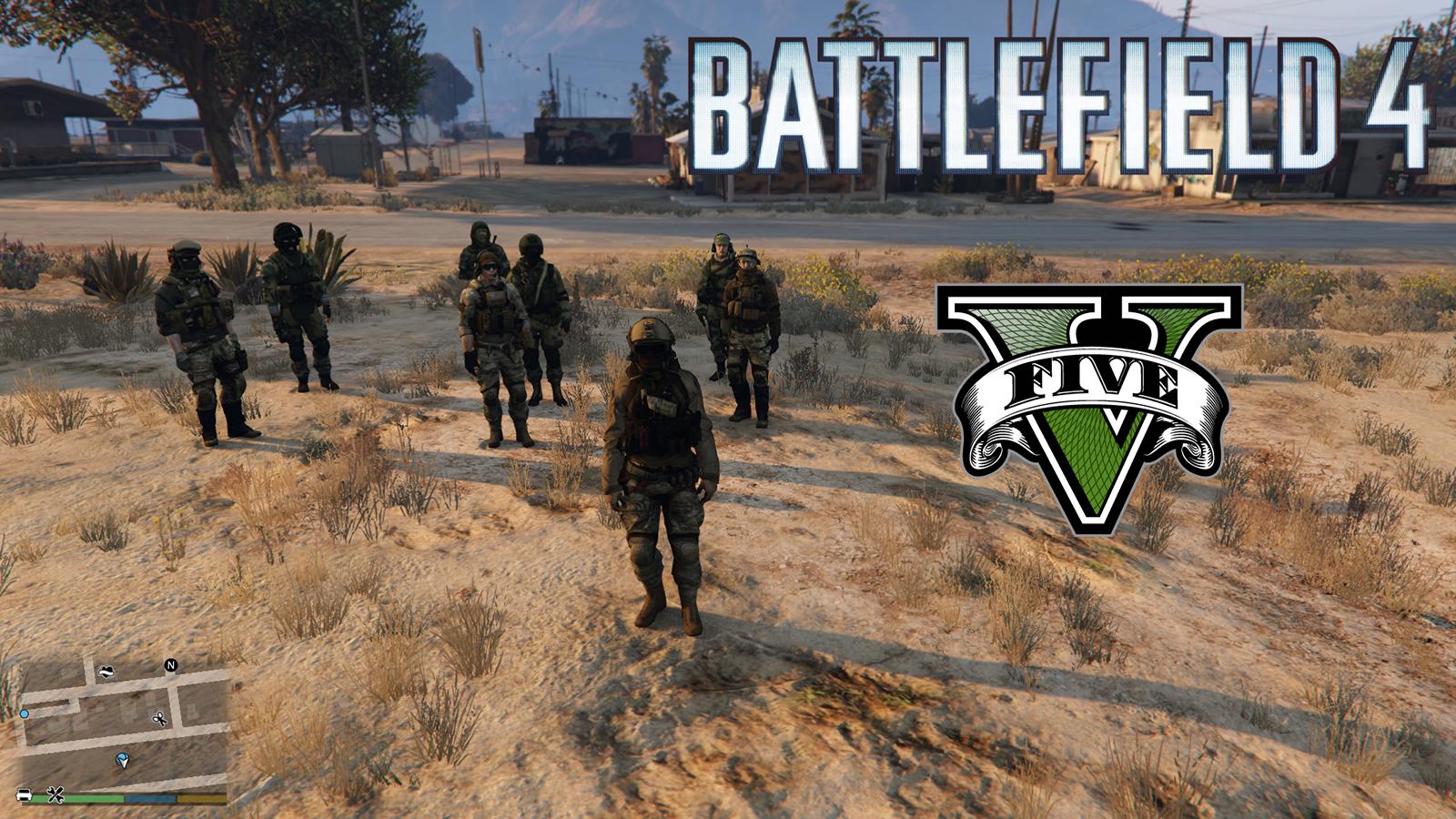 Battlefield 4 Full Pack [Add-On Ped] - GTA5-Mods.com